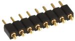 Product image for 8W SPRING LOADED CONN 2.54MM S/R SOLDER