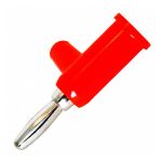 Product image for RED 4MM STACKABLE BANANA PLUG