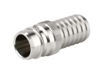 Product image for 3/4 Stainless Nipple to 3/4 hose tail