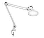 Product image for Luxo LFM LED Magnifying Lamp with Table Clamp Mount, 3dioptre, 127mm Lens Dia., 127mm Lens