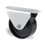 Product image for POLYAMIDE WHEEL, FIXED, PLATE, DIA 45MM