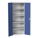 Product image for Bott 2 Door Steel Lockable Floor Standing Storage Cabinet, 2000 x 800 x 550mm