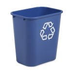 Product image for RECTANGULAR WASTEBASKET 26.6 L BLUE