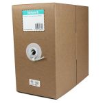 Product image for 1000 ft Bulk Gray CMR Cat5e Solid UTP Pa