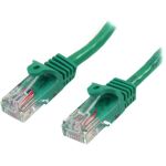 Product image for Startech Green PVC Cat5e Cable UTP, 2m Male RJ-45