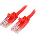 Product image for 10M RED CAT 5E CABLE (SNAGLESS)
