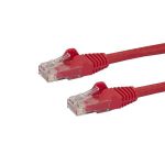 Product image for 0.5M RED CAT6 CABLE - SNAGLESS ETHERNET