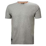 Product image for Helly Hansen Chelsea Evolution Grey T-Shirt, UK- M, EUR- M Cotton