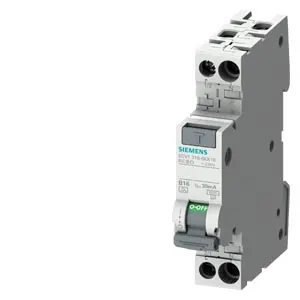 Product image for RCBO compact 1P+N 6 kA type A 30 mA C16
