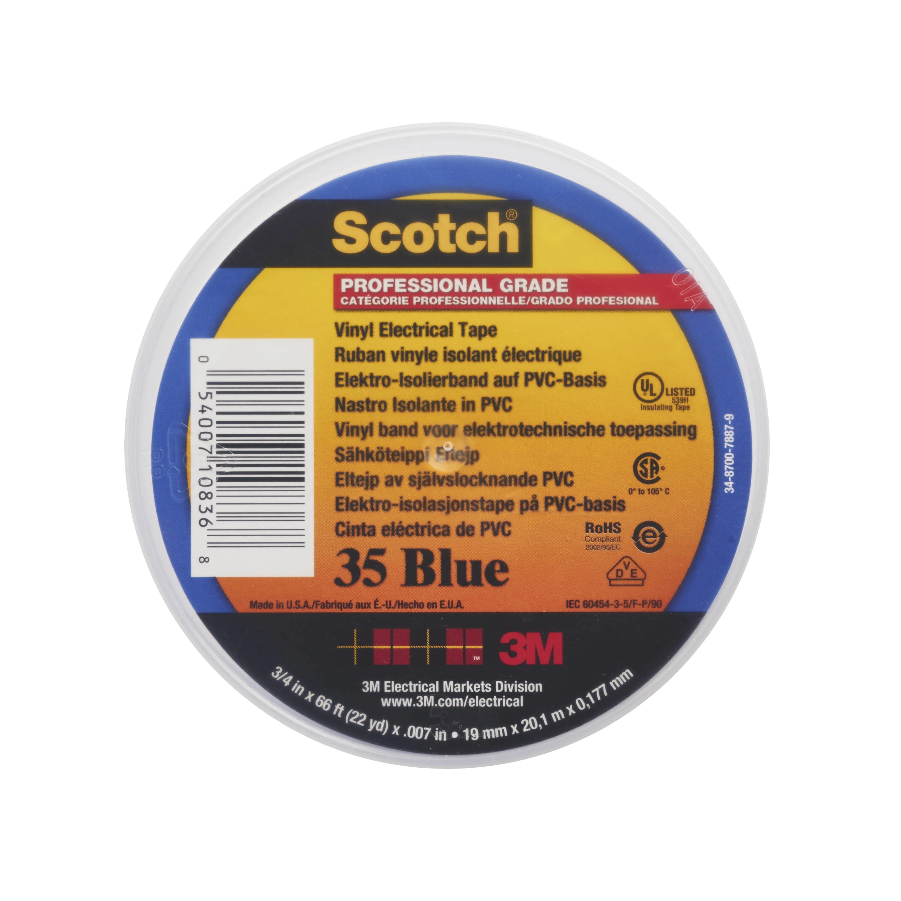 Product image for BLUE VINYL TAPE