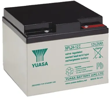 Product image for NPL SEALED LEAD ACID BATTERY,12V 24AH