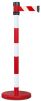 Product image for Metal post mobile base red/white