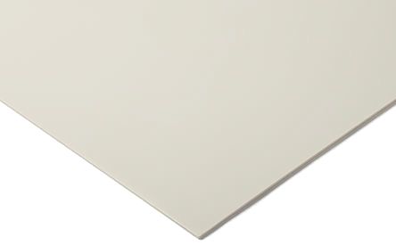 RS PRO White Plastic Sheet, 1000mm x 500mm x 10mm