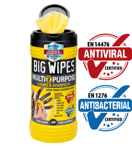 BIG WIPES Multi-Purpose 4x4 Wipes - Black Top