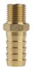 Product image for Brass hose tail,1/4 BSPP male 1/2in ID