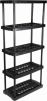 Product image for Black 5 adjustable shelves