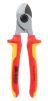 Product image for Knipex VDE/1000V Insulated 165 mm Flush Cutters