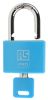 Product image for Blue Plastic Coated Brass Padlock