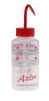 Product image for Wash bottle,500ml,Acetone,red closures