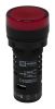 Product image for RS PRO, Panel Mount Red LED Pilot Light Complete With Test Circuit, 22mm Cutout, IP65, Round, 230 V ac