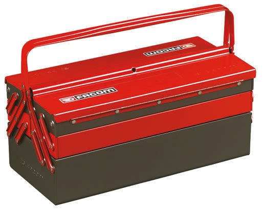 Facom Metal Tool Box, 560 x 220 x 238mm - RS Components Vietnam