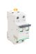 Product image for Schneider Electric Acti 9 2A MCB Mini Circuit Breaker, 2P Curve C