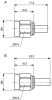 Product image for SMA STRAIGHT PLUG, RG316/U, RG174, RG188