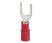 Product image for Fork-type cable lug, red, M4