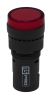 Product image for RS PRO, Panel Mount Red LED Pilot Light, 16mm Cutout, IP40, Round, 24 V ac/dc