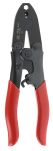 Product image for Ratchet crimp tool w/red handle,75ohm