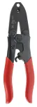 Product image for Ratchet crimp tool w/red handle,75ohm