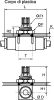 Product image for LF3000 panel mount flow regulator,8mm