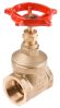 Product image for PEGLER BRASS GATE VALVE,1 1/2IN BSPT F-F