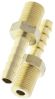 Product image for RS PRO Straight Brass Hose Connector, 1/8 in G Male