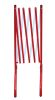 Product image for Extendable barrier 2.3 m - red/white