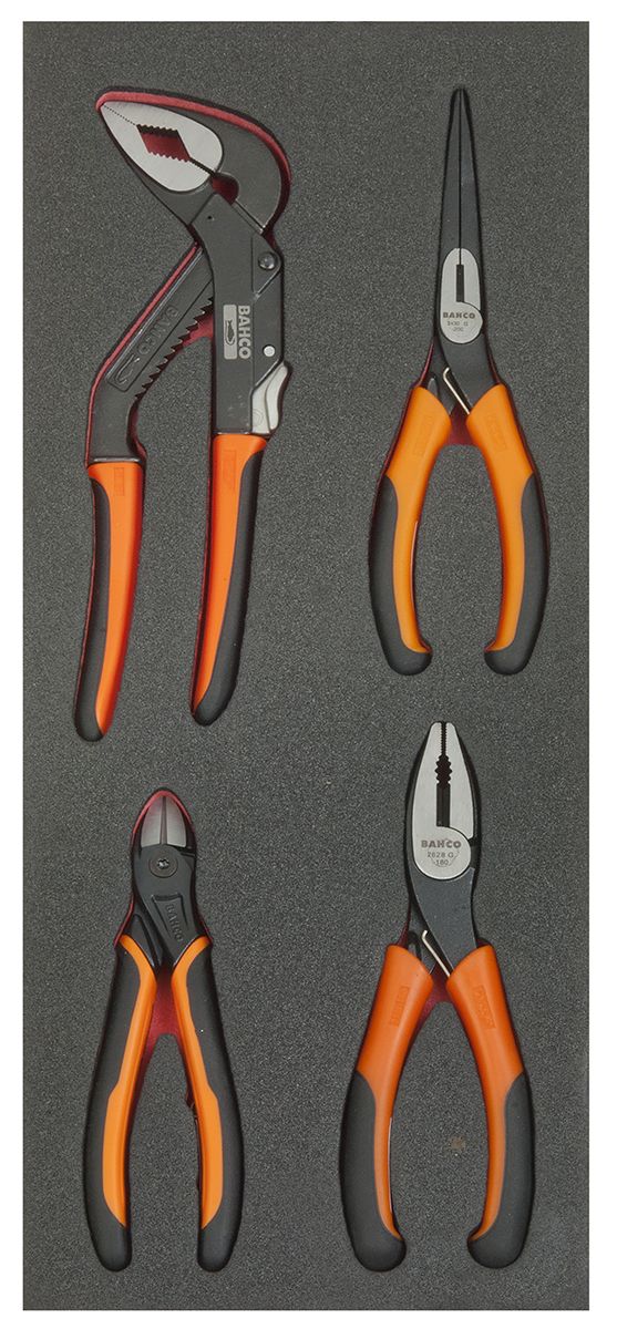 Gedore RZB1-3 Snap Ring Pliers Set, 8 Pieces