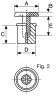 Product image for WHT PLASTIC SNAP-IN RIVET,2.6-2.7MM DIA