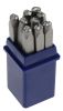 Product image for RS PRO 4mm x 9 Piece Engraving Punch Set, (0 → 9)