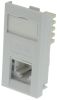 Product image for MODULE CAT 5E 25MM FOR FACEPLATE-WHITE