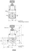 Product image for R1/4 IR mech regulator,0.005-0.2MPa