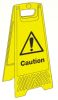 Product image for PVC sign 'Caution', 680 x 300mm