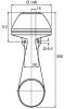 Product image for White Signal Horn, 230 V ac Supply Voltage, 105dB at 1 Metre