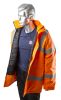 Product image for Hi-Vis Orange Motorway Jacket, S