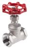 Product image for S/steel AISI globe valve,1in BSP F-F