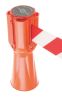 Product image for Retractable Barrier System,Red/Wht Tape