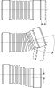 Product image for NICKEL BELLOWS COUPLING,1/4X1/4IN BORE