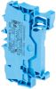 Product image for DIN RAIL TERMINAL 3X2.5MM2 BLUE