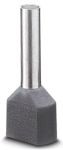 Product image for FERRULE, LENGTH 17 MM, COLOUR GREY