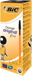 Product image for BIC ORANGE BALL PEN FINE BK PK20???????