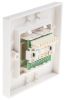 Product image for Cat6 STP Faceplate Angled 1 Port